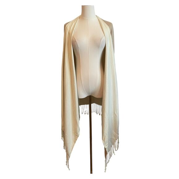 Tommy Bahama Reversible Knit Wrap Shawl Womens Minimalist Quiet Luxury Capsule - Picture 2 of 10